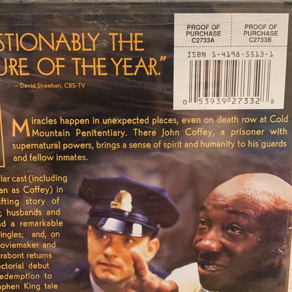 ‼️5/$15‼️ New DVD The Green Mile - Picture 3 of 4